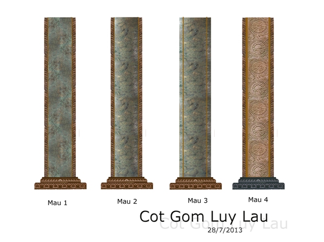 Cột gốm Luy Lâu - MS: 069